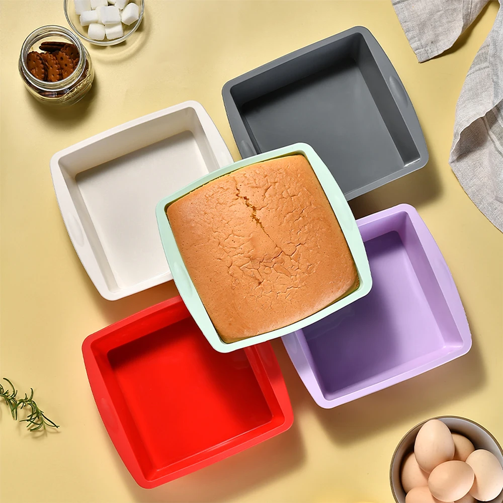 Kitchen Appliances Packages - 1/4 adet silikon kare kek kalıbı