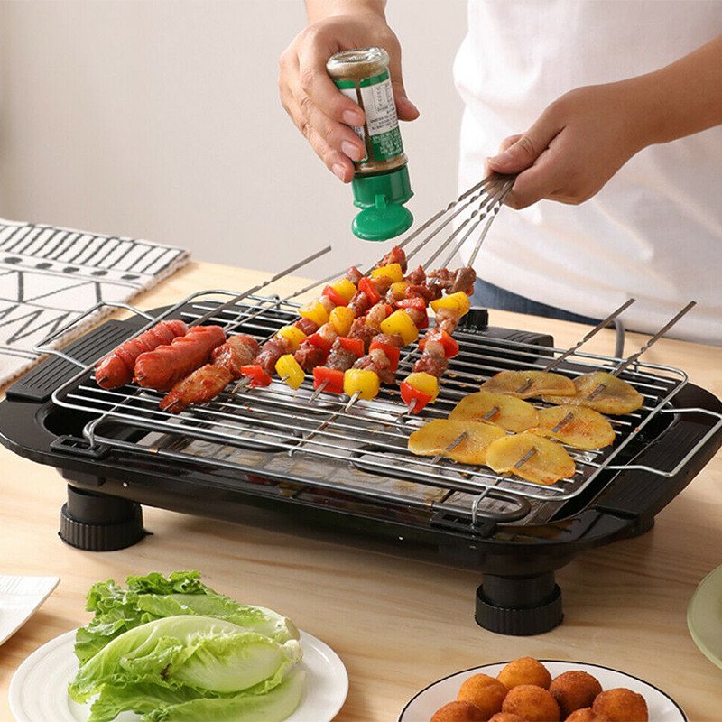 Fondue Set Electric - Ev Dumansız Izgara 2000 W Çok