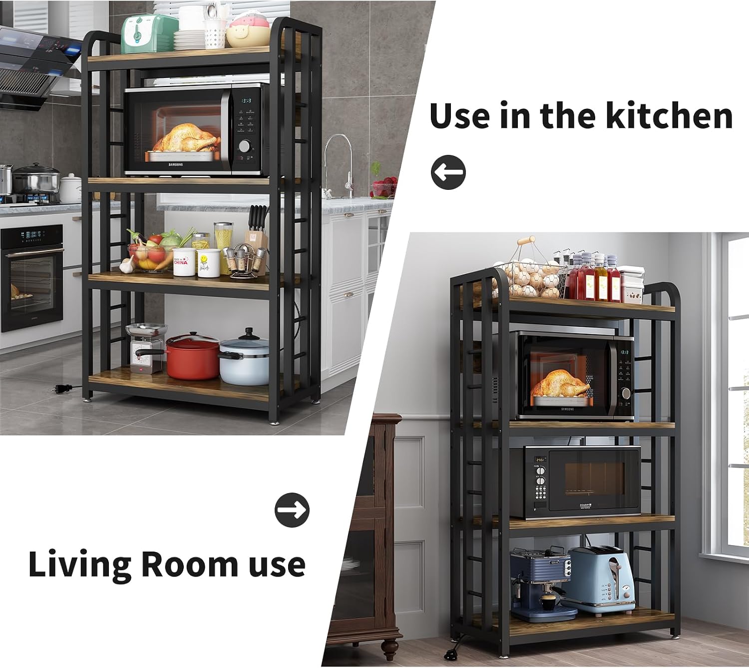 4 Katmanlı Mutfak Rafı, Elektr - Kitchen Appliances Countertop incelemesi ve fiyatı