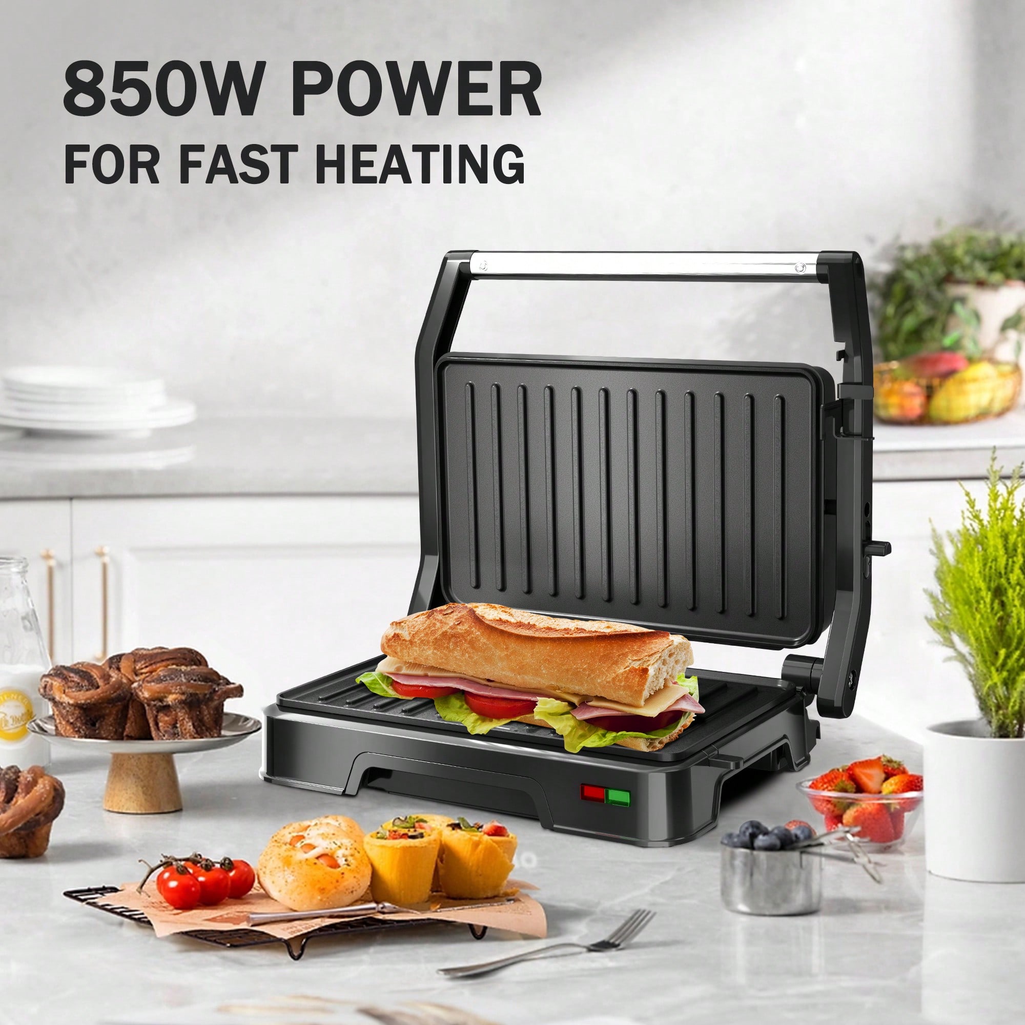 2 Dilimli Panini Izgara Presi, - Sandwich Press Grill incelemesi ve fiyatı