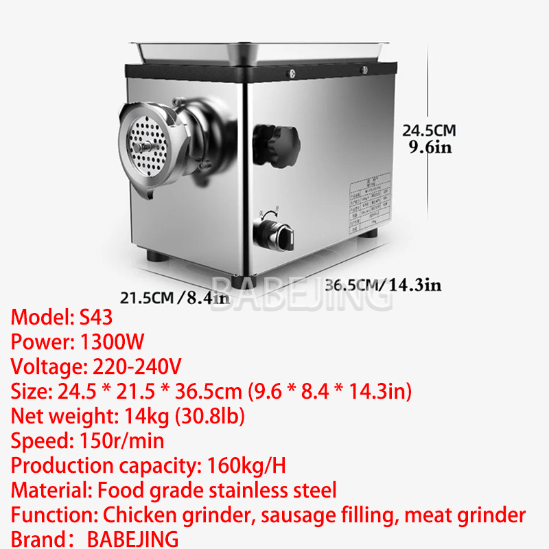 Ticari Amaçlı Gıda Öğütme Maki - Meat Grinder Attachment incelemesi ve fiyatı