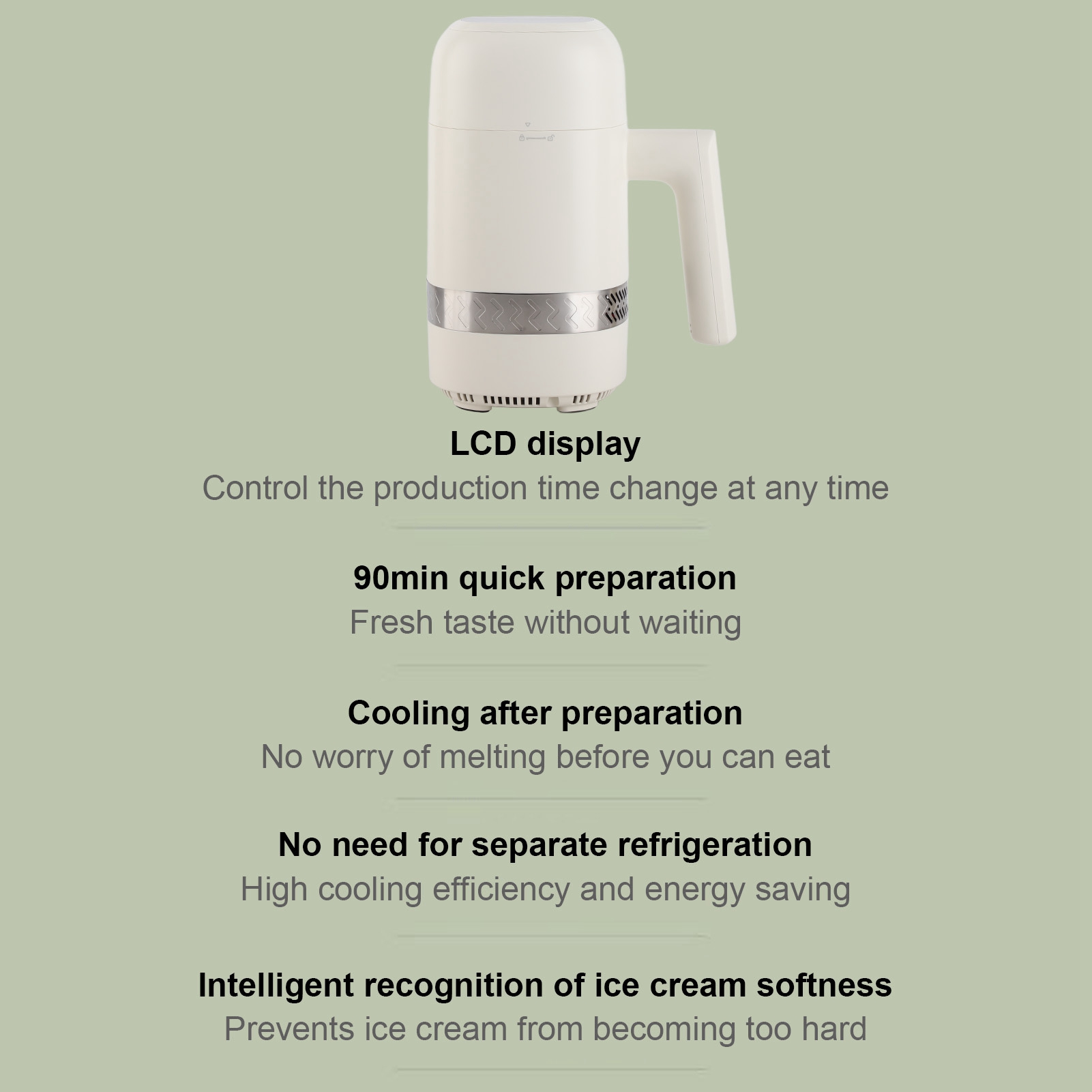 300ML Dijital Dondurma Makines - Kitchen Appliances You Need incelemesi ve fiyatı